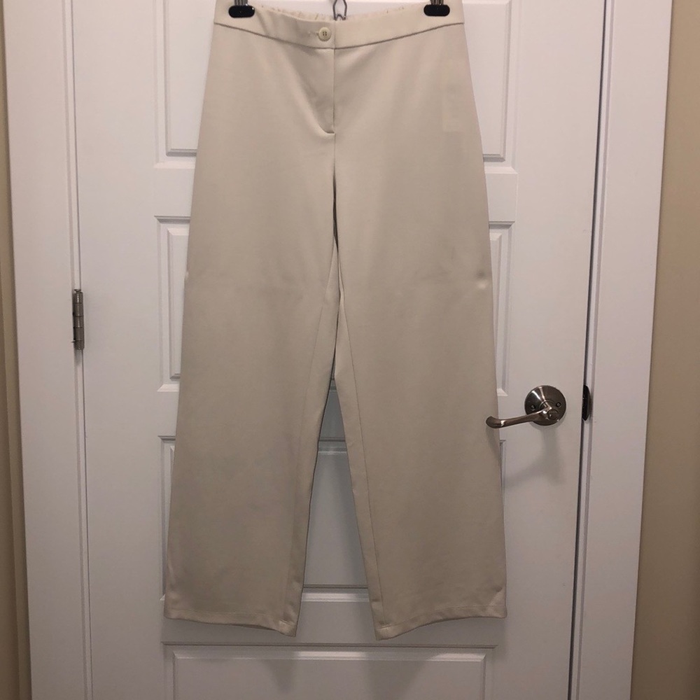 NWT EILEEN FISHER versatile pants with stretchy waistband in the back